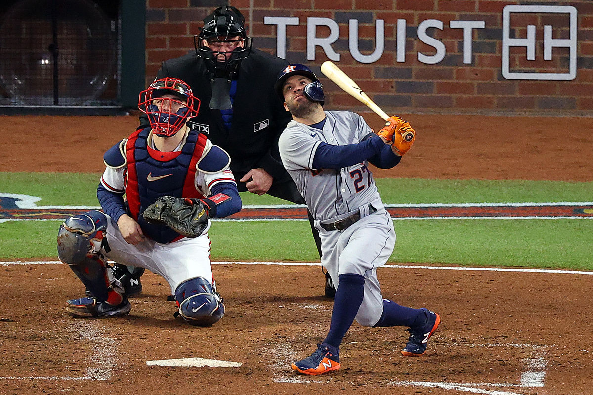 2021年10月31日,美国,2021mlb世界大赛g5,亚特兰大勇士vs休斯顿太空人