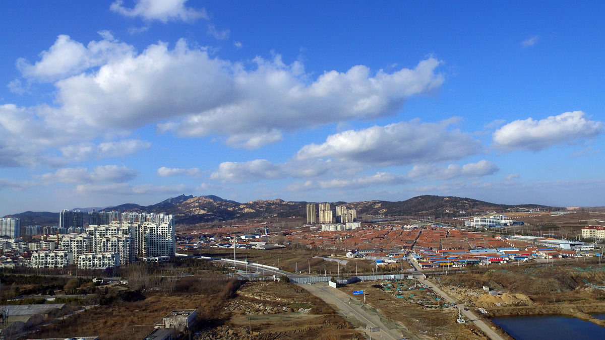 2018年12月14日,无人机航拍日照市山海天大泉沟渔码头和张家台渔码头,