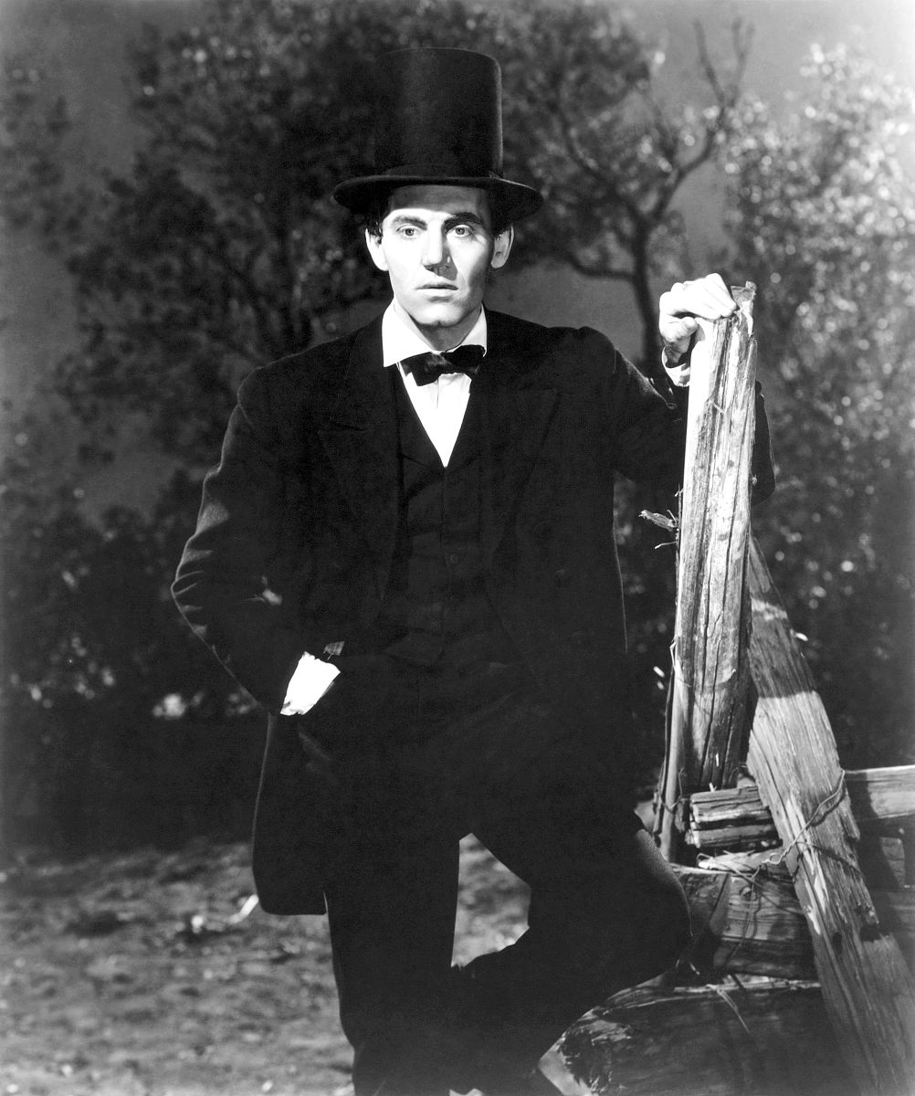 american actor henry fonda on the set of young mr. lincoln, dire