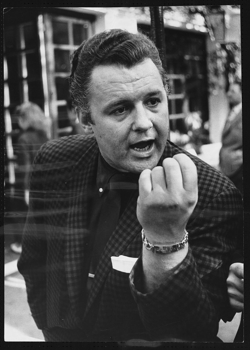 american actor rod steiger at the cannes film festival, 1956. (p