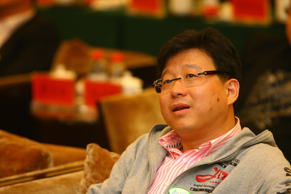 2011年4月24日,浙江宁波,网易公司ceo丁磊.