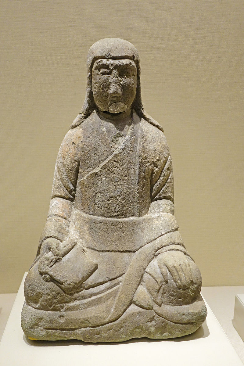 2019年02月16日 石尊者像,辽代,朝阳南塔出土,辽宁省博物馆古代文物.