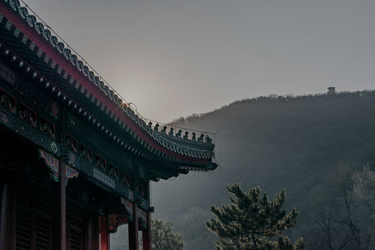 2019年12月7月,北京戒台寺,中国北方保存辽代文物最多,最完整的寺院.