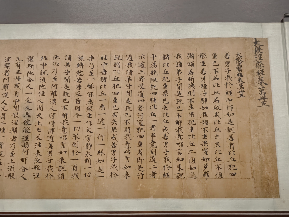 孙过庭佛遗教经共多少行