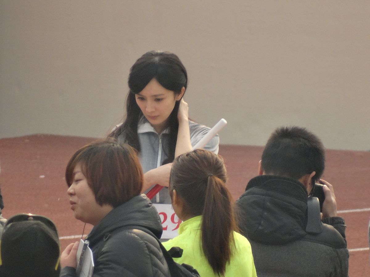 2014年01月25日,上海,电影《小时代3》片场热拍.杨幂