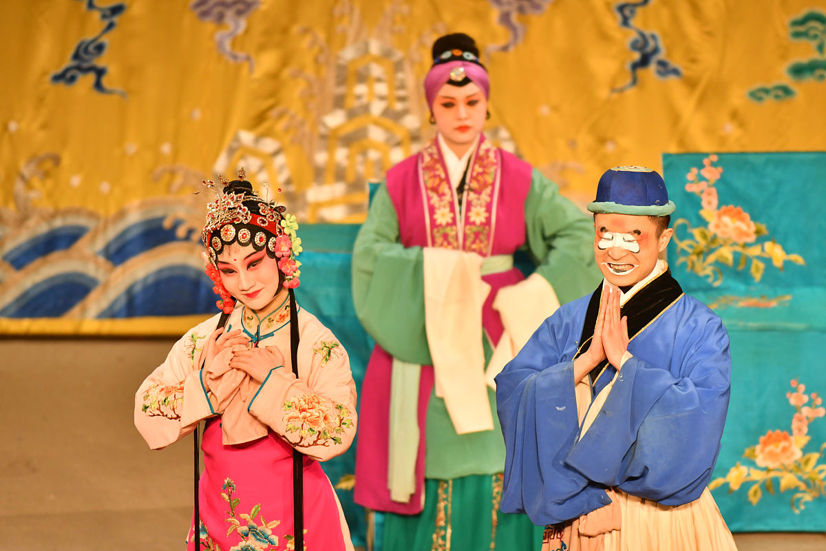 2019年2月19日,武汉,"戏曲陪您过大年"传统戏曲展演活动在谭鑫培戏楼