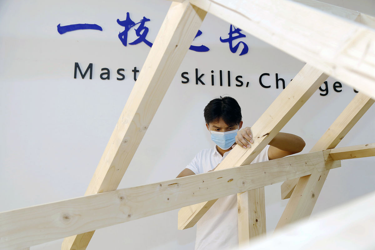 2020年6月18日,南昌,探访江西省第46届世界技能大赛全国选拔赛江西集