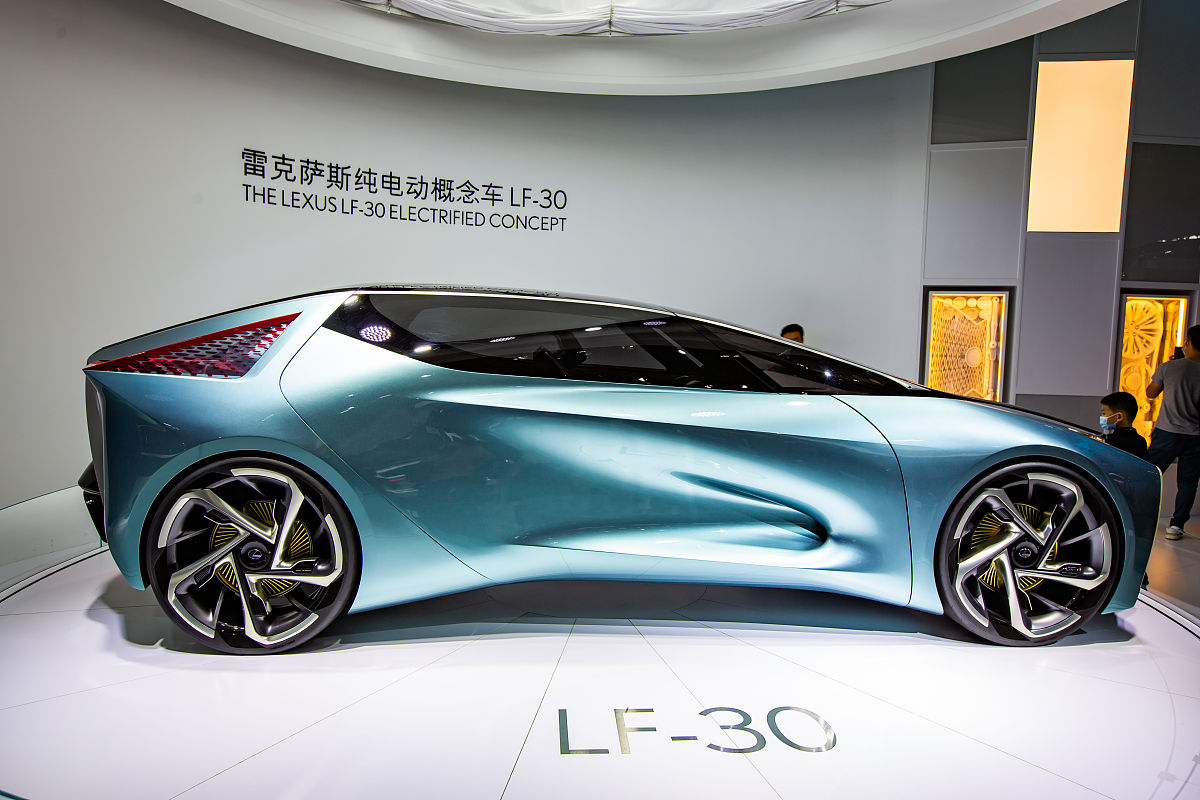 2020年10月1日,北京,雷克萨斯lf-30概念车.
