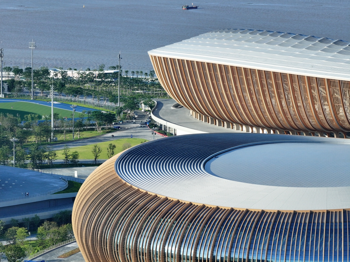 宏伟钢结构体育馆：现代建筑风格与环保理念的完美结合