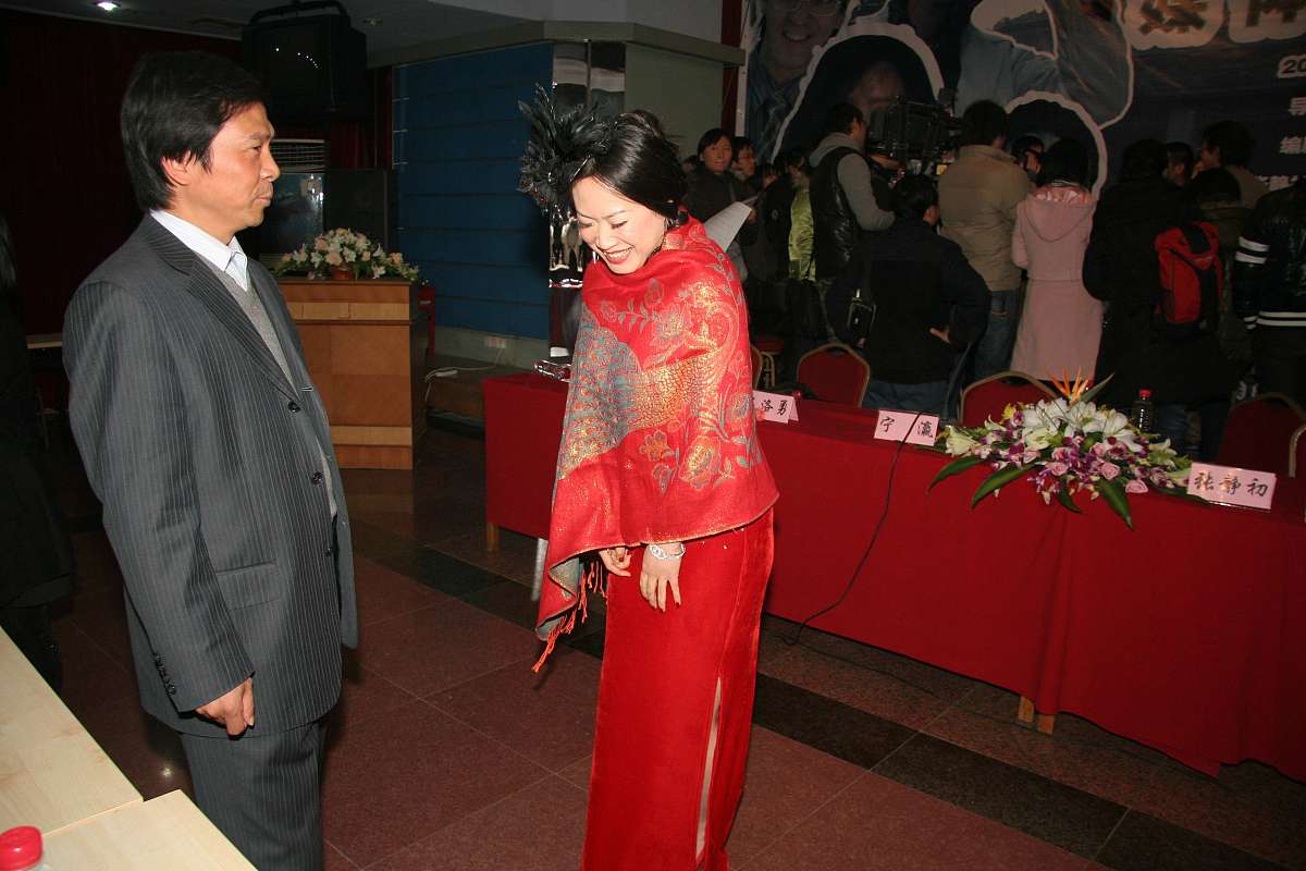 2008年12月26日,杭州,电影《a面b面》热拍.芙蓉姐姐+++_+++a面b面,热