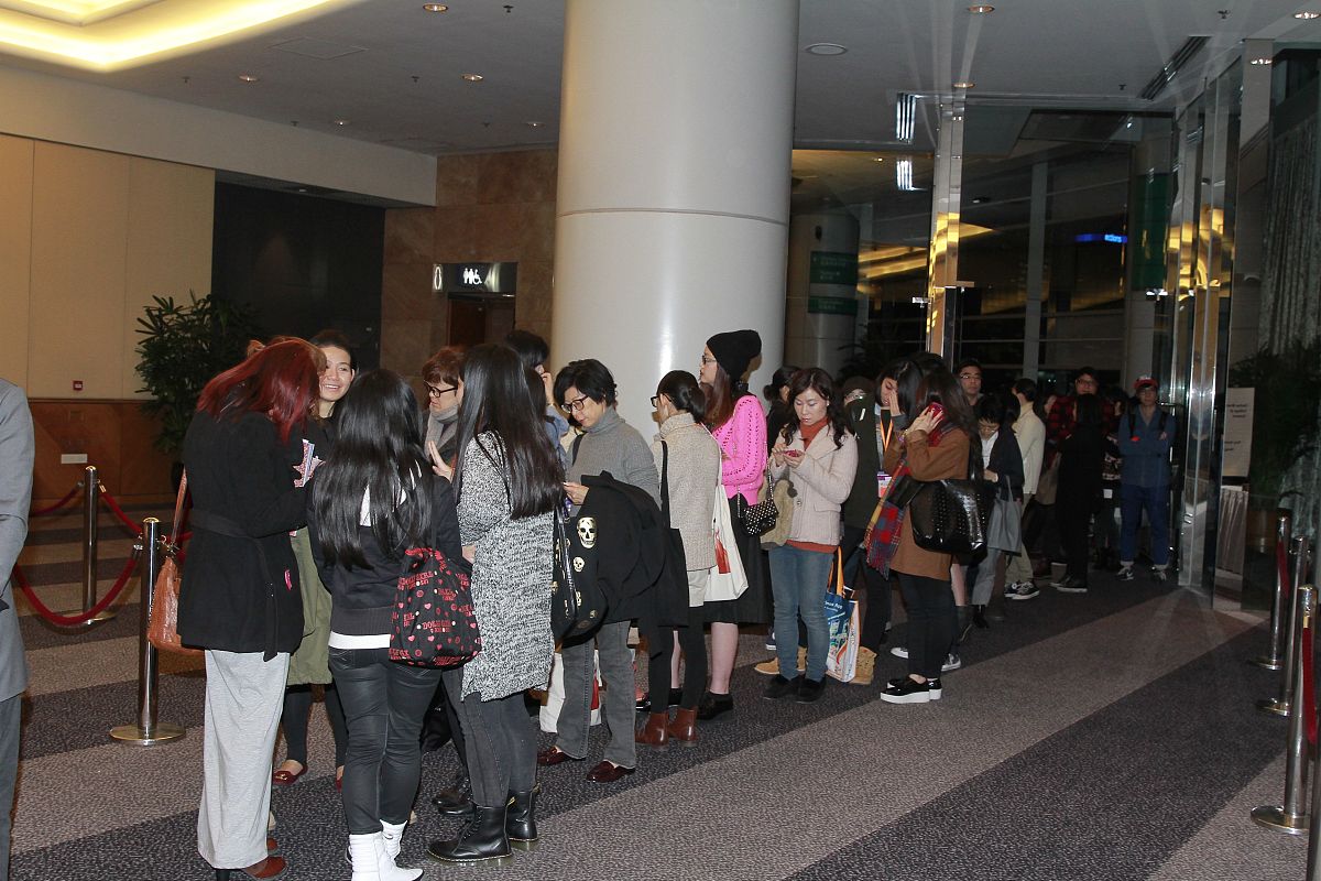 2014年1月14日,香港,"香港时装·形象·自传刘培基"为主题做分享会.刘