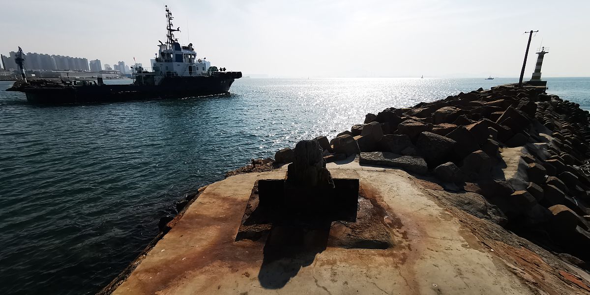 2019年03月17日,青岛邮轮母港/青岛港.