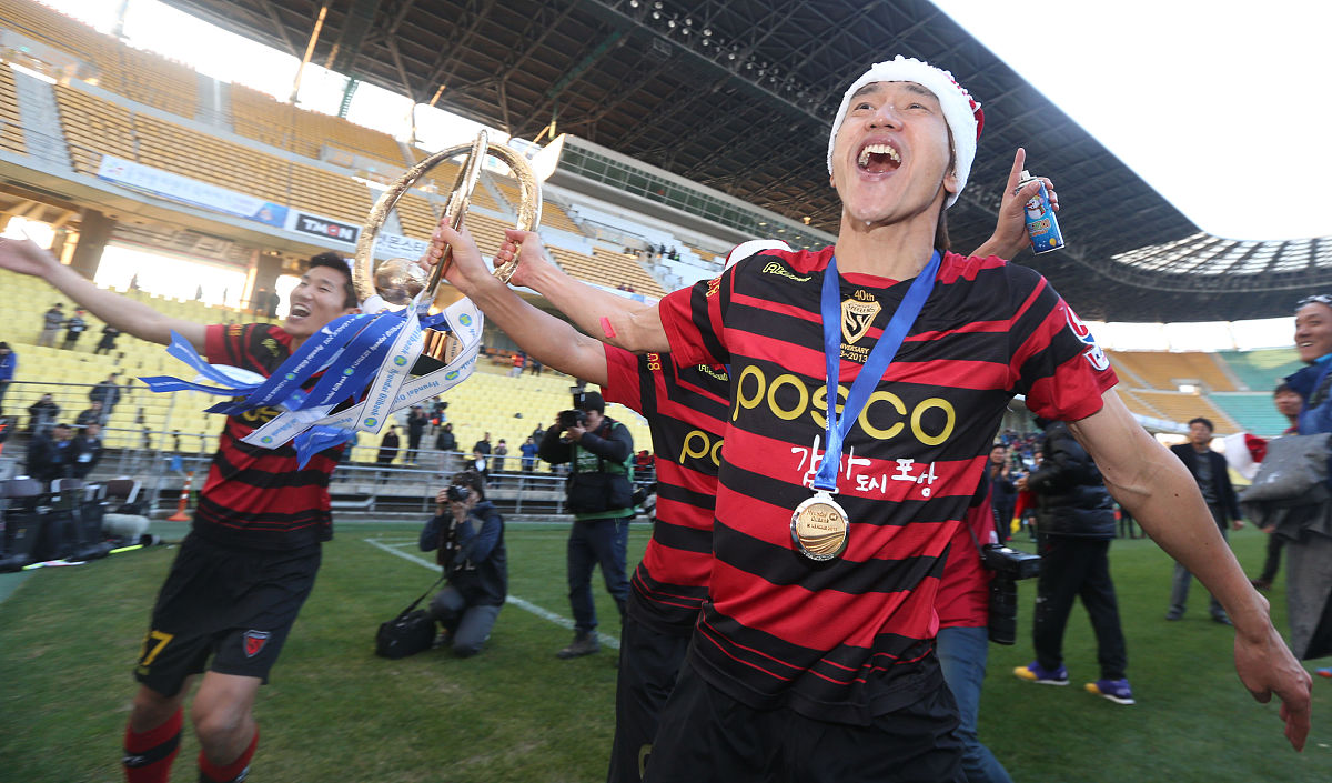 2013年12月1日,韩国,2013k联赛,浦项制铁1-0蔚山现代,夺得本赛季k联赛