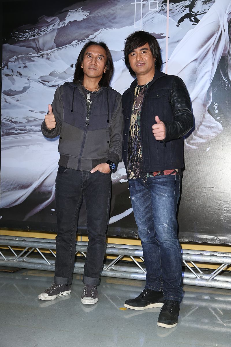2014年12月6日,台北,明星现身小巨蛋举办演唱会.任爸(任明廷)