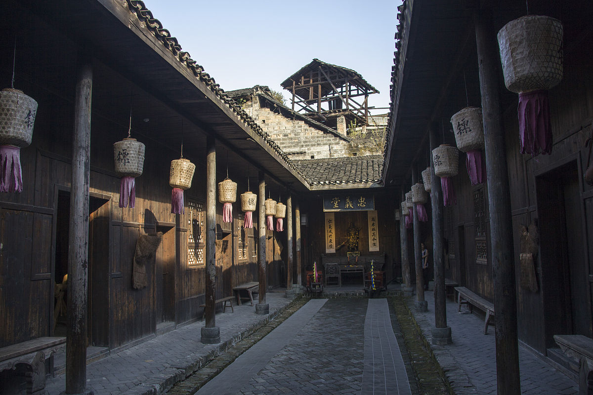2021年9月24日,湖南怀化,洪江古商城,忠义<strong>镖局</strong>.