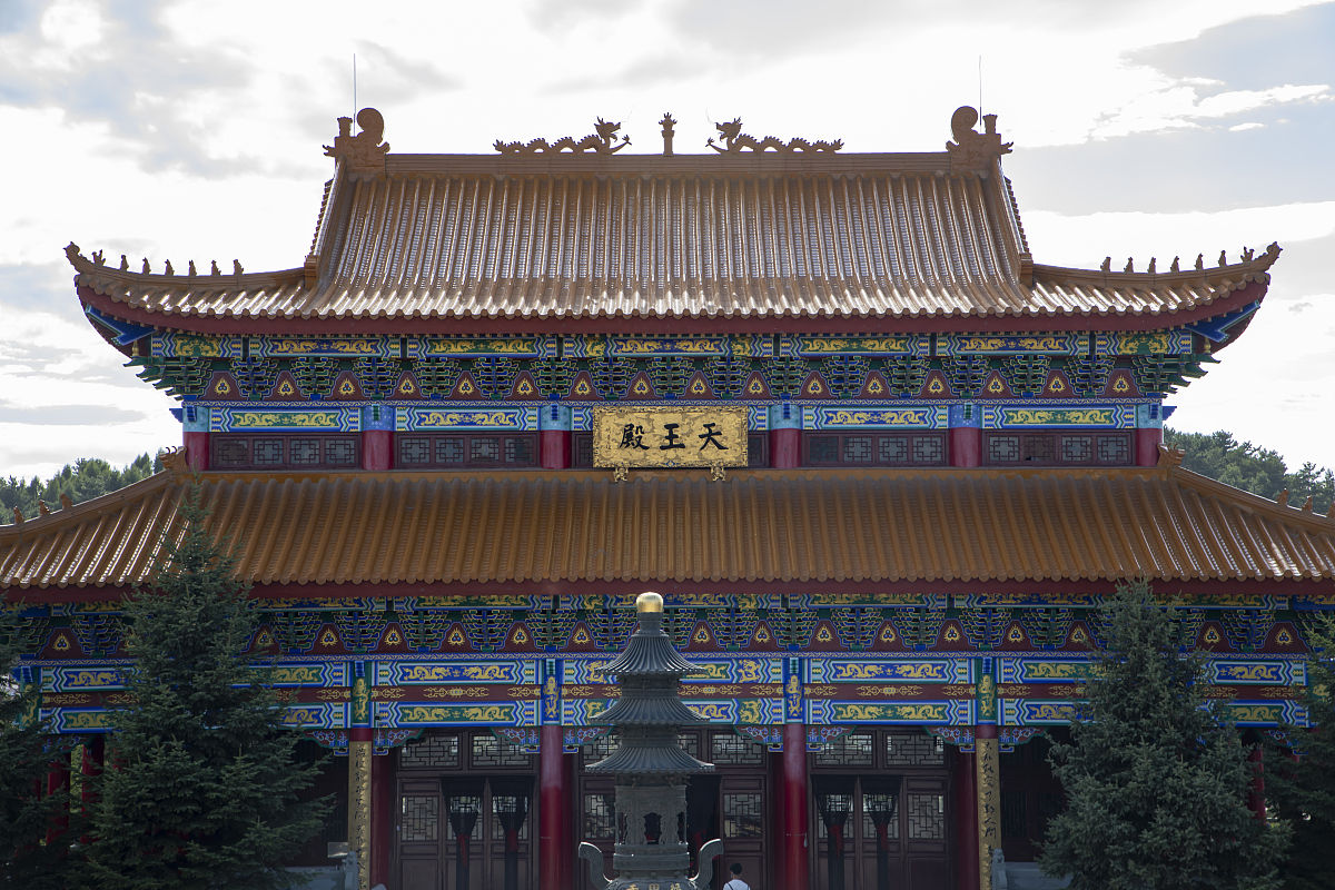 2021年9月19日,黑龙江省牡丹江市海林市,报恩寺.