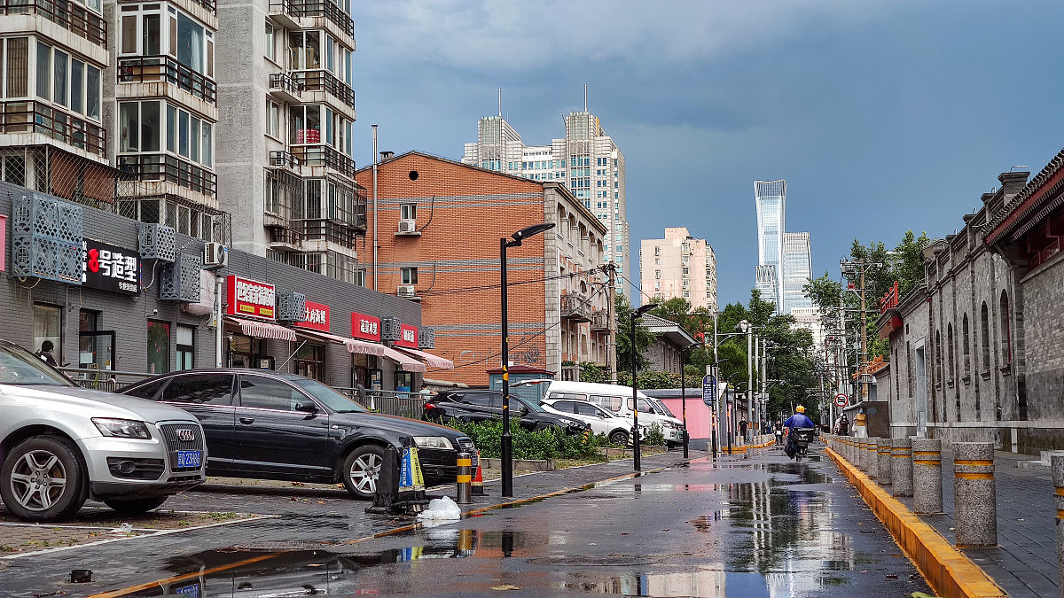 2020年9月1日,北京,  东城区,雨后京城更好看