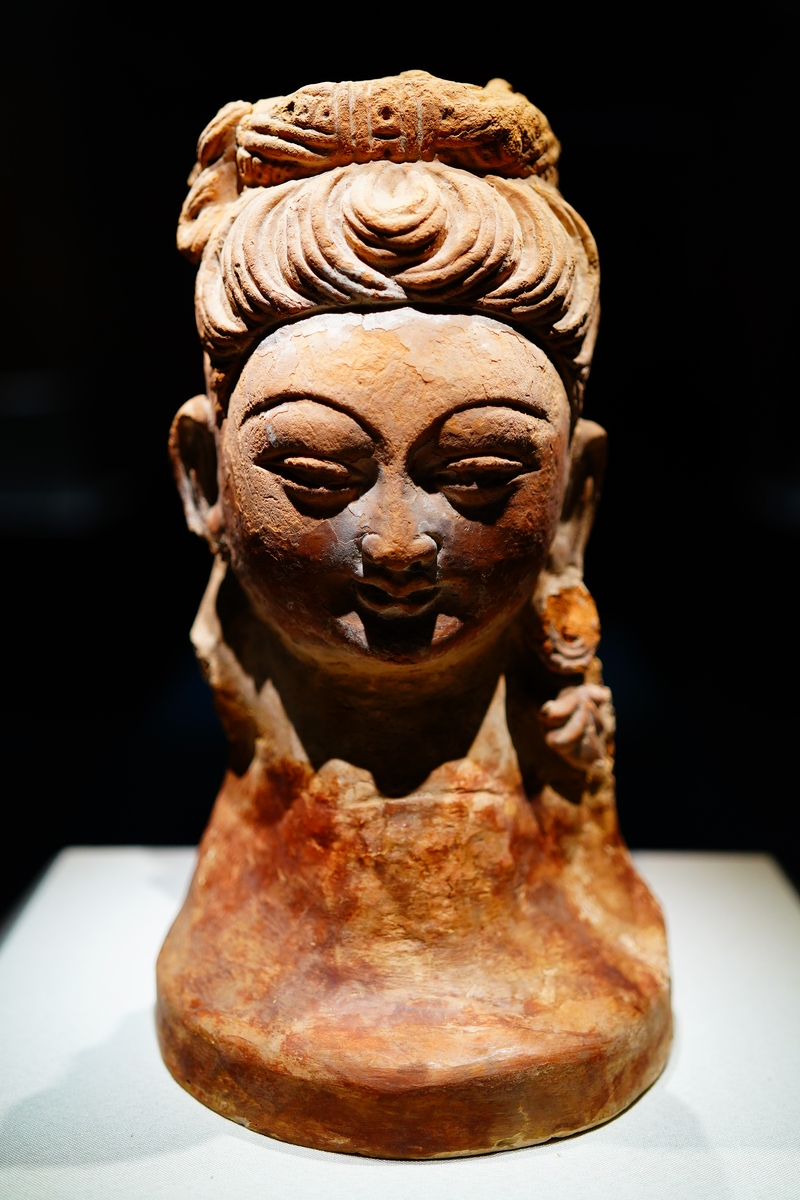 2026年2月1日,北京,国家博物馆内的"中国古代佛造像展