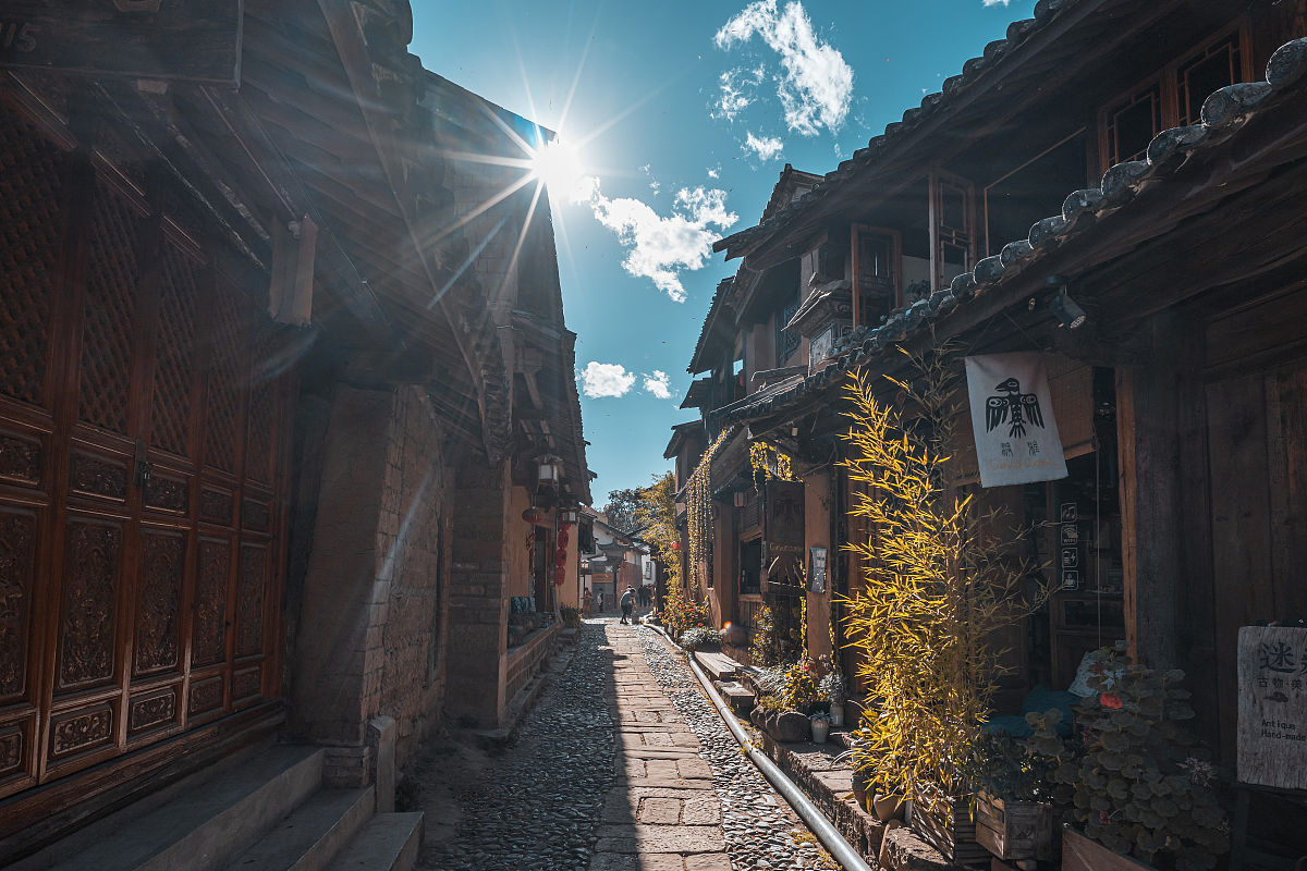 2019年11月30日,云南省大理白族自治州剑川县,沙溪古镇寺登街.