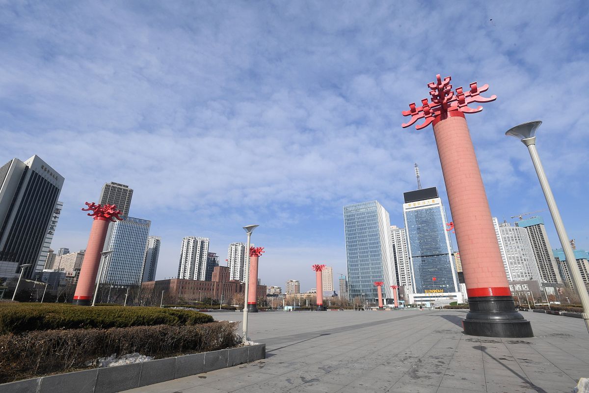 2021年12月2日,沈阳市政府广场.