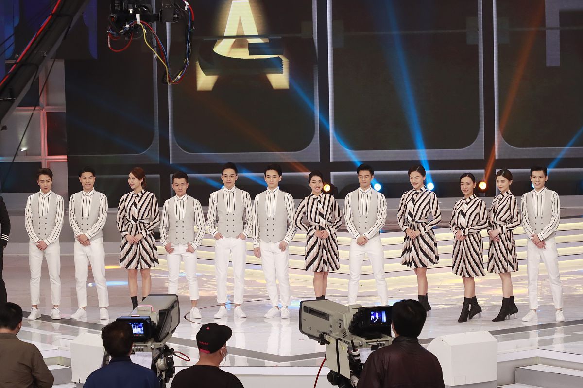 2020年12月26日,香港,tvb《 冲上云霄大选》直播决赛现场.