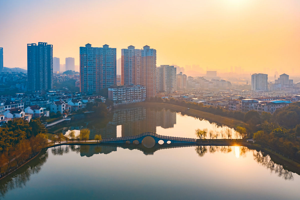 2019年3月11日,江西省宜春市, 袁山公园.
