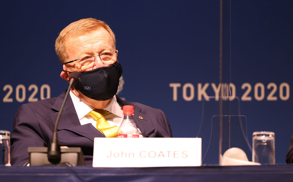2021年7月21日,日本东京,2020东京奥运会,国际奥委会召开新闻发布会.t