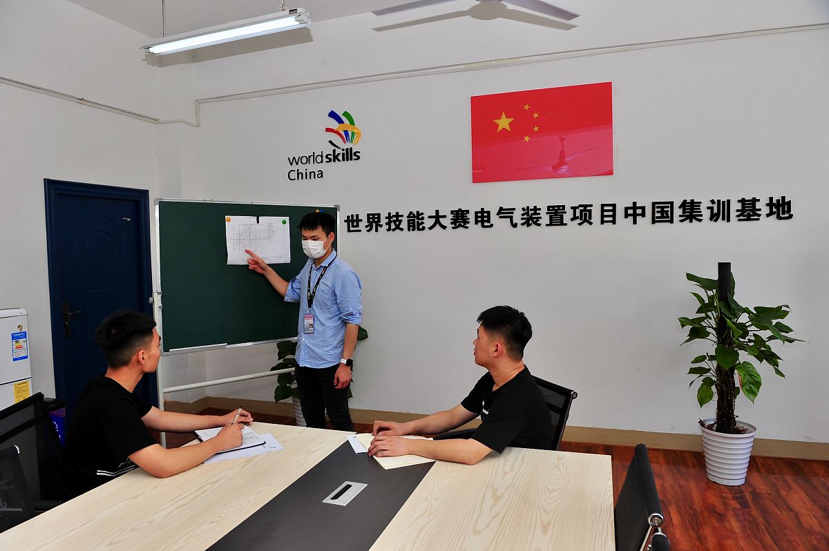 2020年6月18日,南昌,探访江西省第46届世界技能大赛全国选拔赛江西集