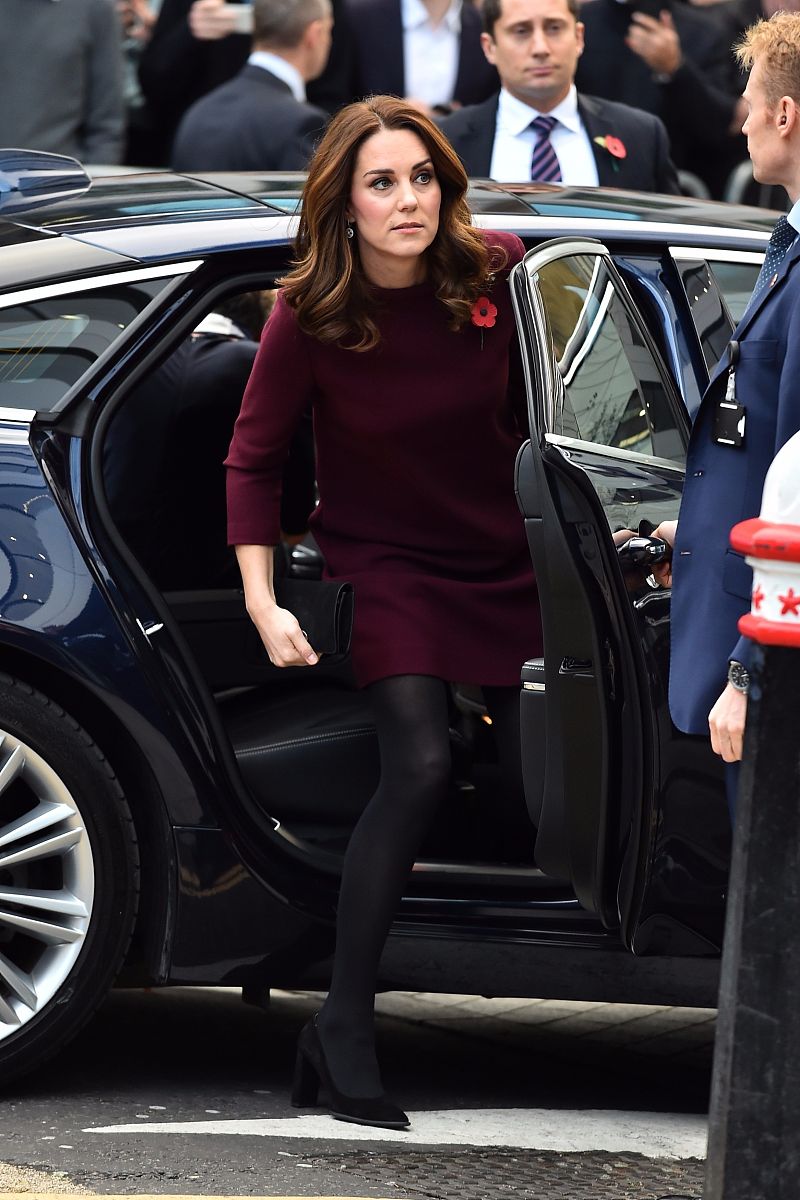 当地时间2017年11月8日,英国伦敦,凯特王妃(duchess of cambridge)作