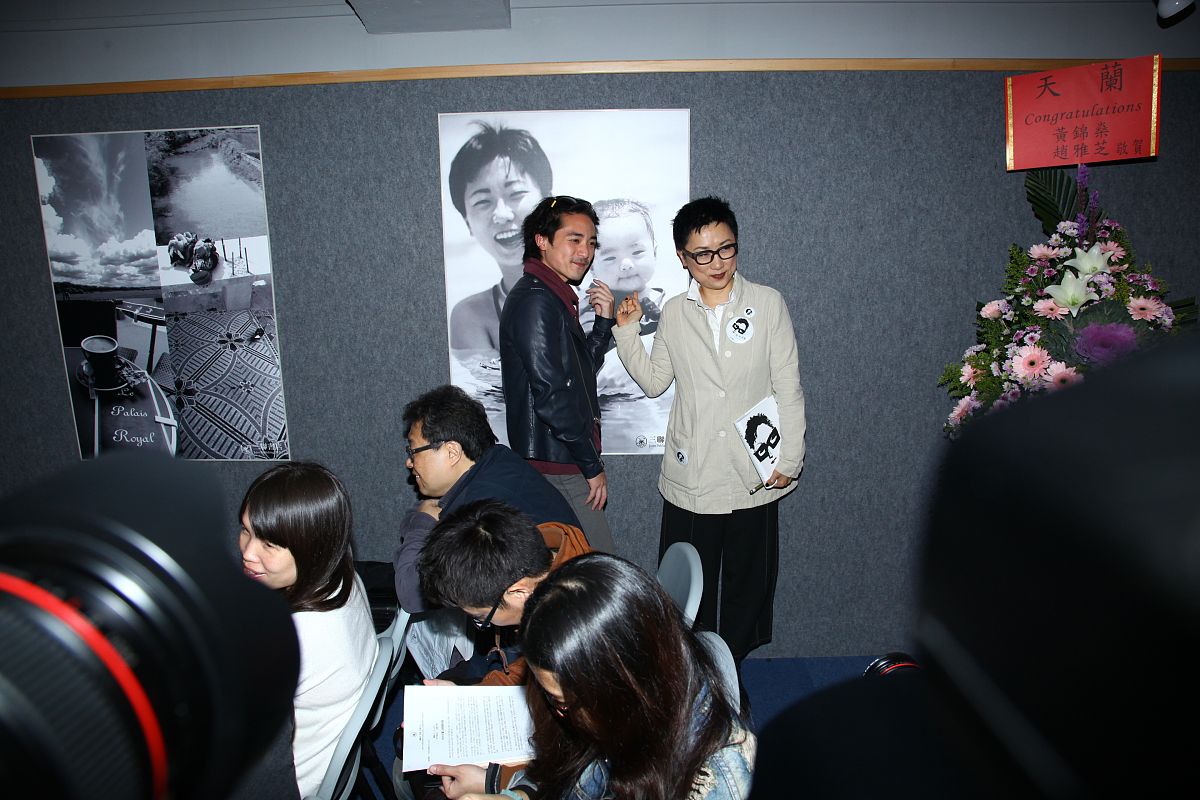 2013年1月28日,香港,香港著名造型师刘天兰的新书《原来天兰》发布会.