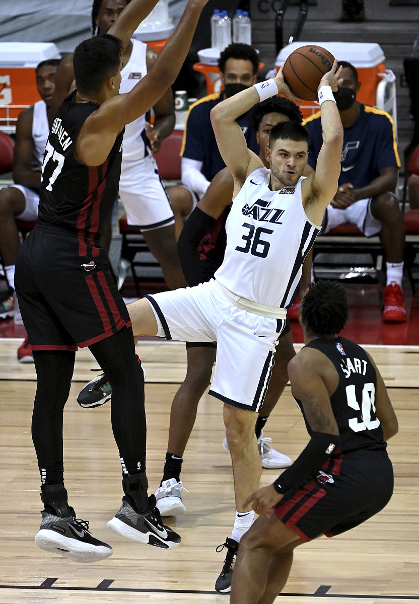 2021年8月13日,美国,2021nba夏季联赛,迈阿密热火65-84犹他爵士.utah 