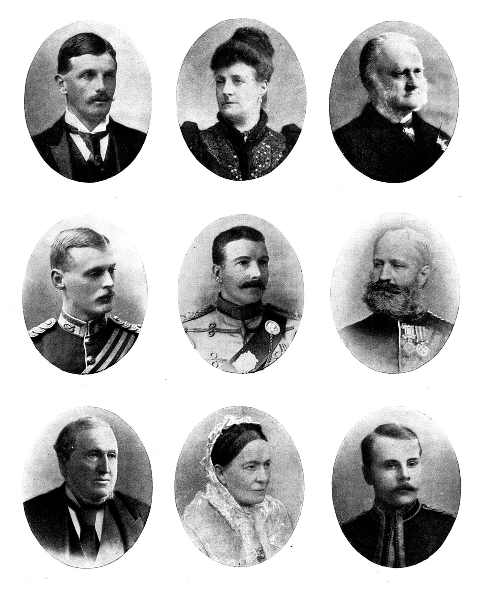 1898年,图为多幅人物肖像.包括英国下议院议员费恩斯.