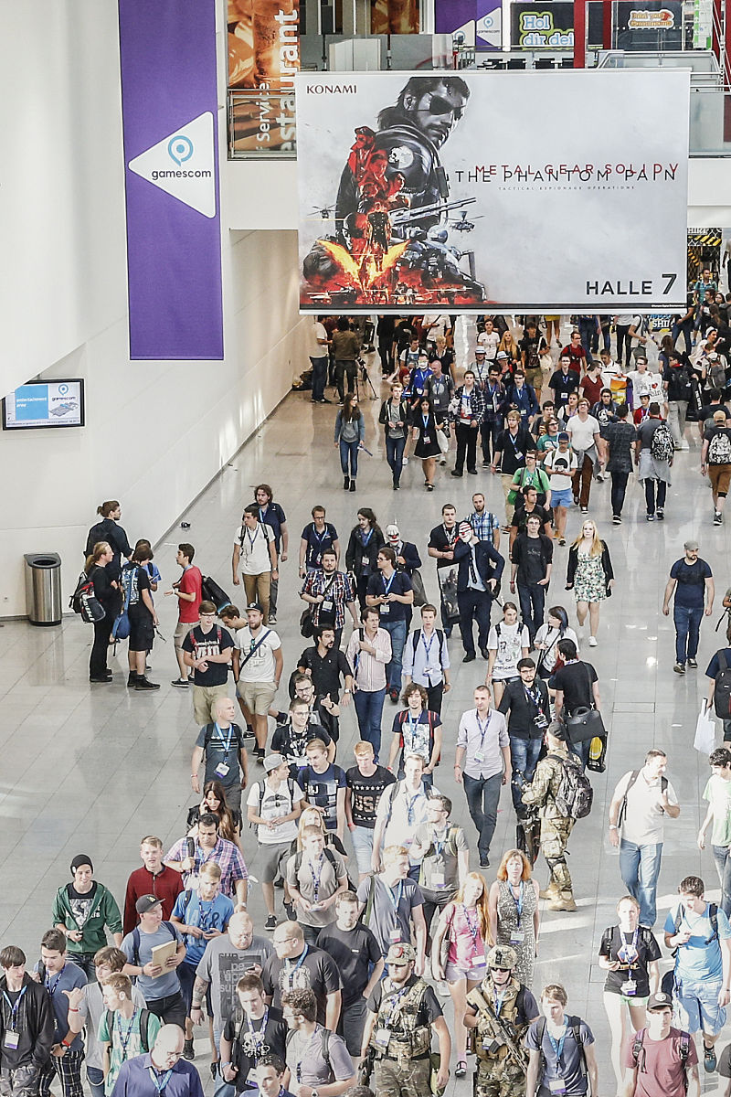 当地时间2015年8月5日,德国科隆,2015德国科隆国际游戏展(gamescom 20