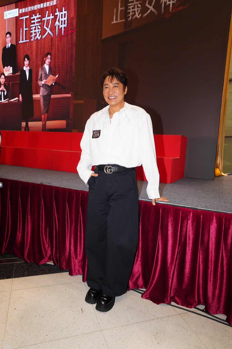 2026年3月30日,香港,剧集《正义女神》宣传活动.谭耀文