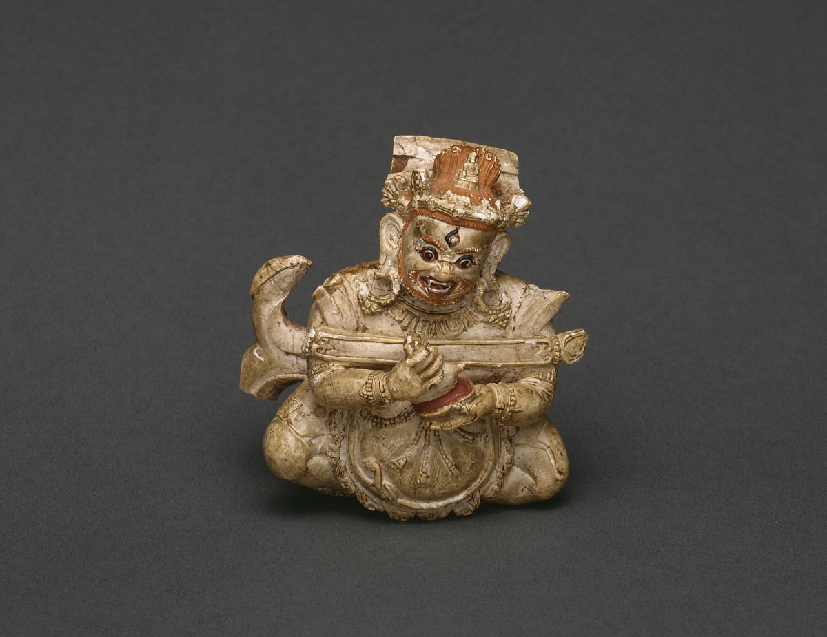 buddhist god mahakala, 15th century. artist unknown. (photo by h