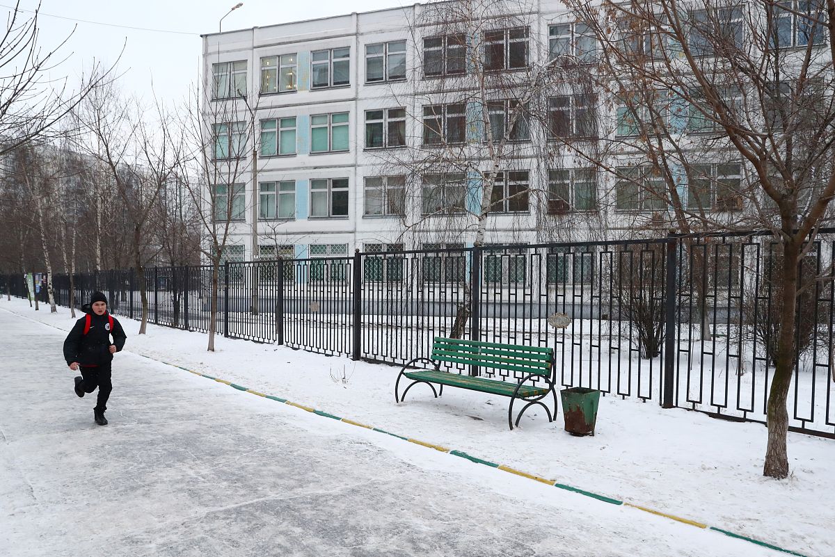 当地时间2018年1月17日,俄罗斯莫斯科地区,在柳别尔齐的一所军校内发