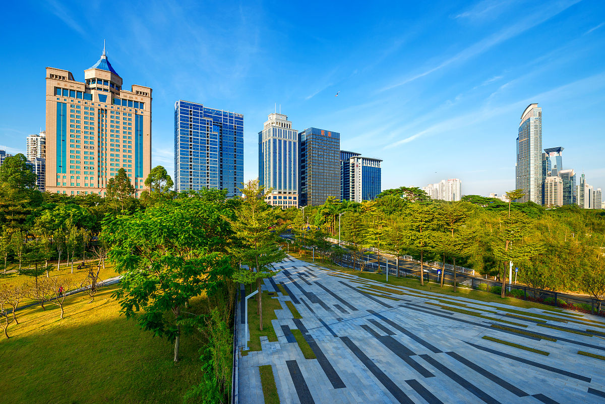 梦想之城的美好早晨。