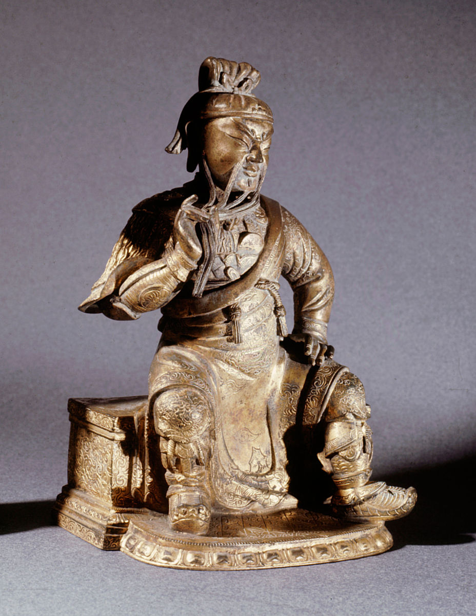 portrait of a deified person, china. chinese. ming dynasty, 16 1