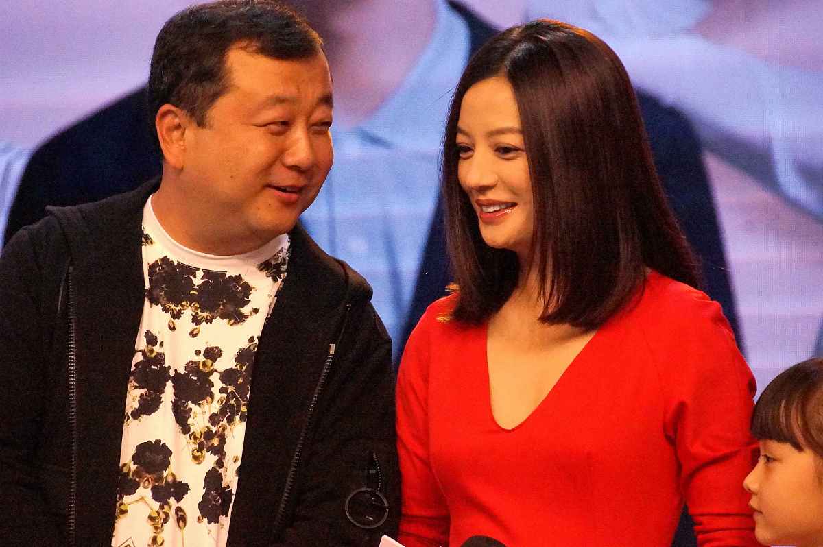 2015年4月23日,上海,电视剧《虎爸猫妈》发布会.姚晓峰,赵薇 ,