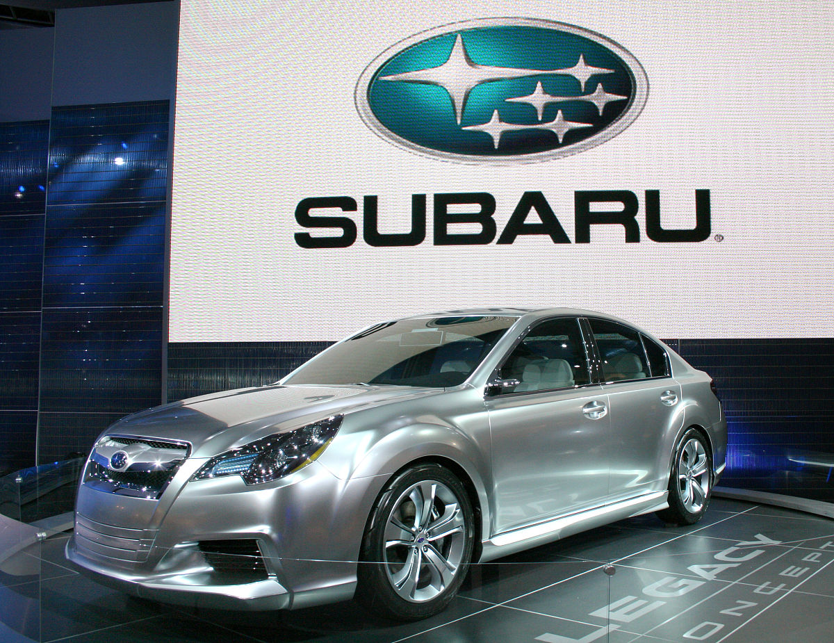 2009年1月11日,美国底特律,2009北美国际车展.斯巴鲁legacythe subaru