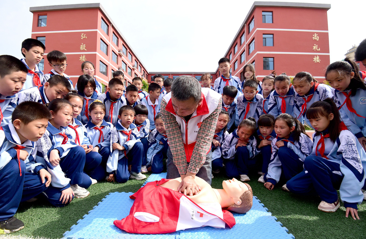 <strong>2</strong>023年5月8日,河北省邯郸市,在峰峰矿区滏北小学内,会