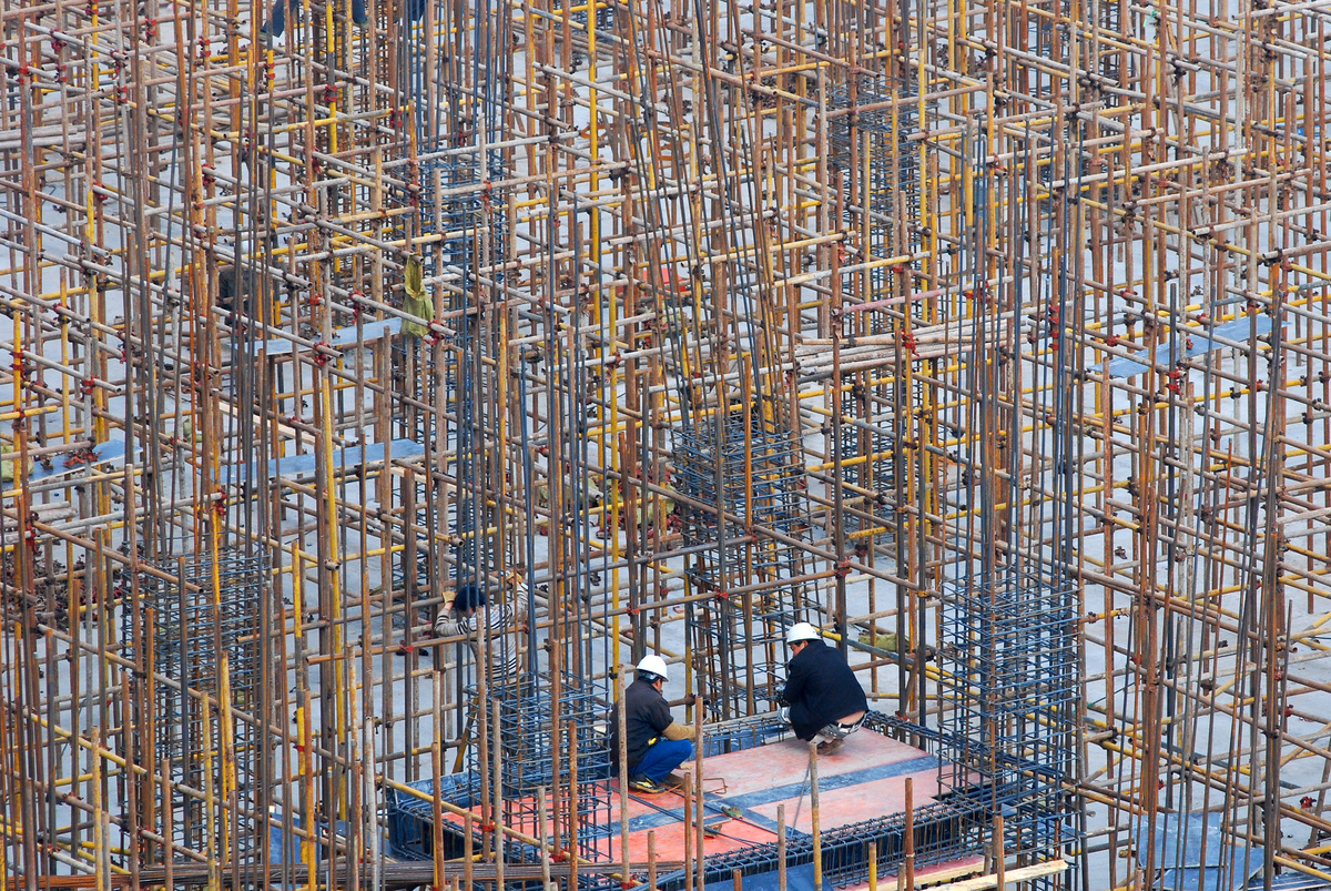 模板架体施工中钢筋施工难点