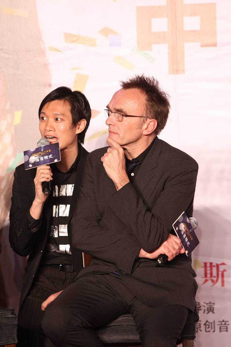 2009年3月25日,北京,电影《贫民窟的百万富翁》中国首映礼在东方君悦