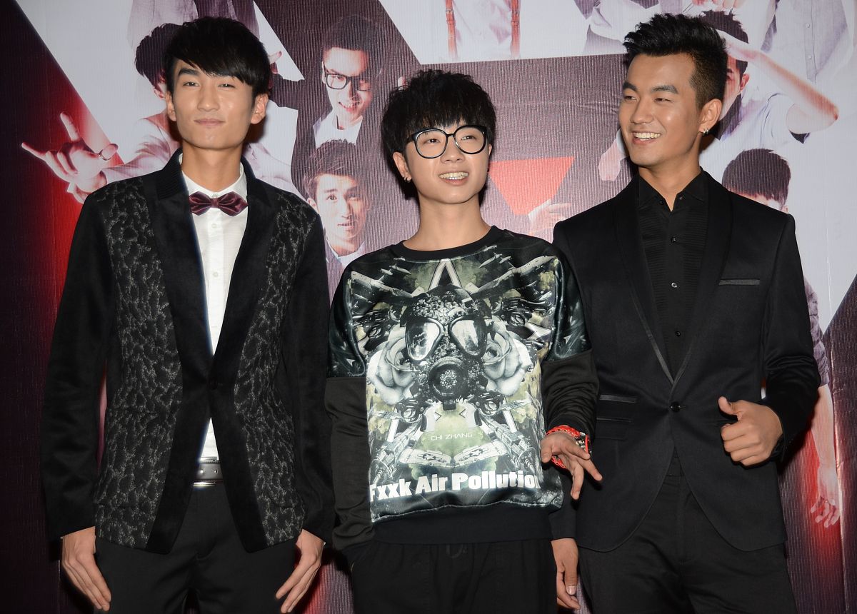 2013年11月4日,上海,2013快乐男生上海站新闻发布会举行.张阳阳,华晨