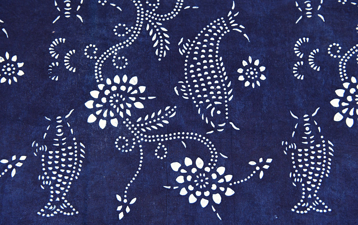 蓝印花布与南通