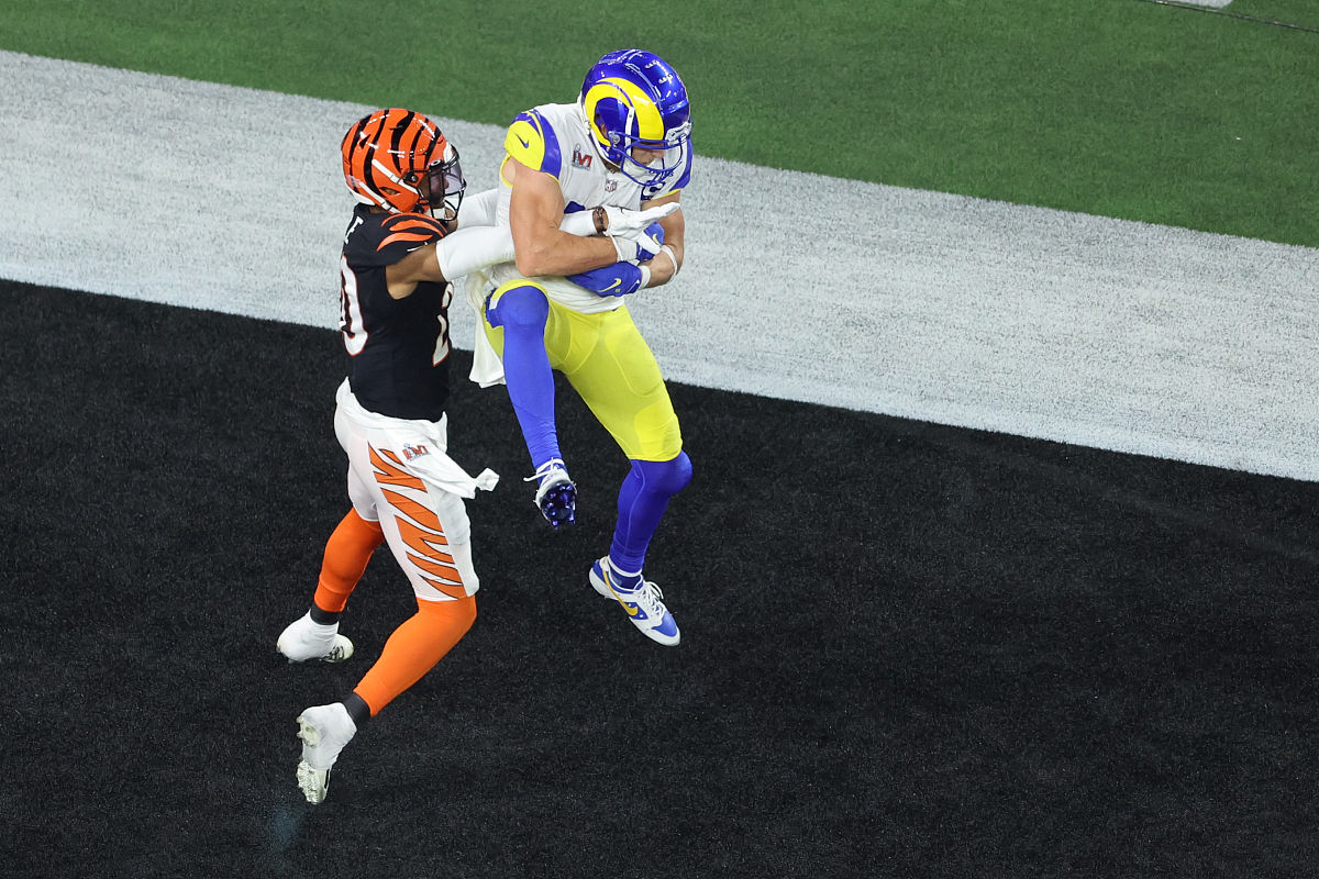 inglewood, california - february 13: cooper kupp #10 of the los 