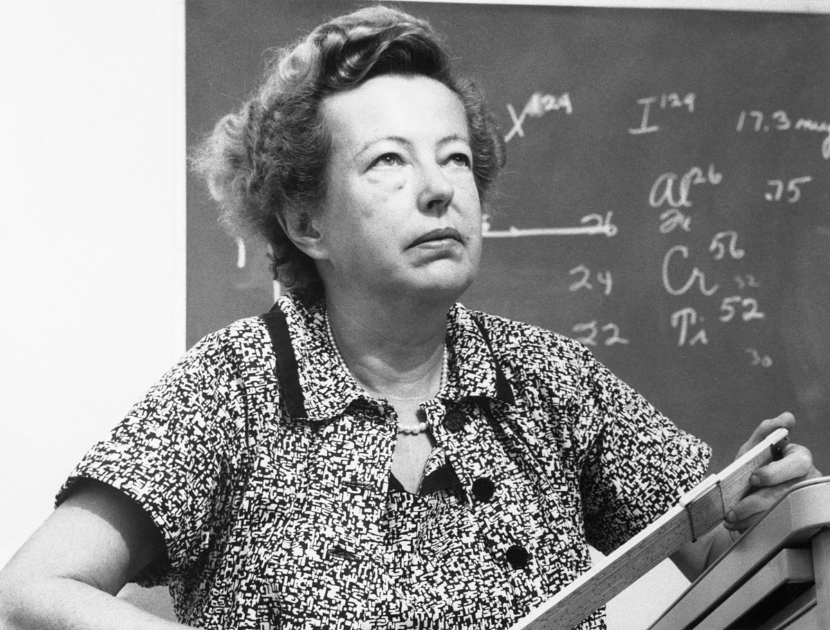 女性德裔美国物理学家玛丽·戈佩特-迈耶资料图.1963年诺贝尔物理学奖