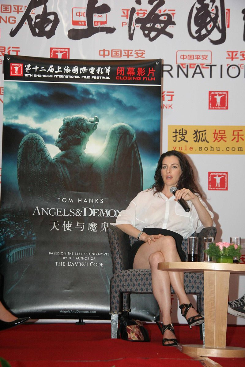 2009年6月21日,上海,第12届上海电影节,电影《天使与魔鬼主演参加媒体