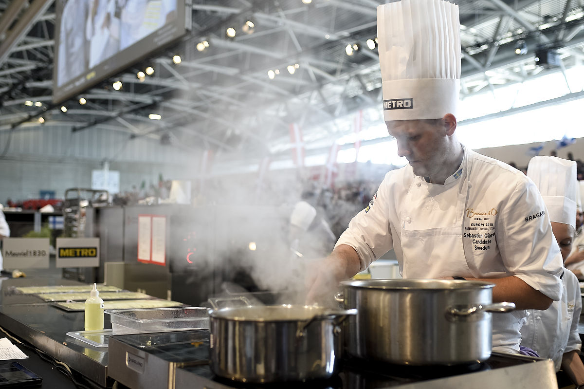 当地时间2018年6月12日,意大利图灵,欧洲2018年bocuse d'or国际厨艺比