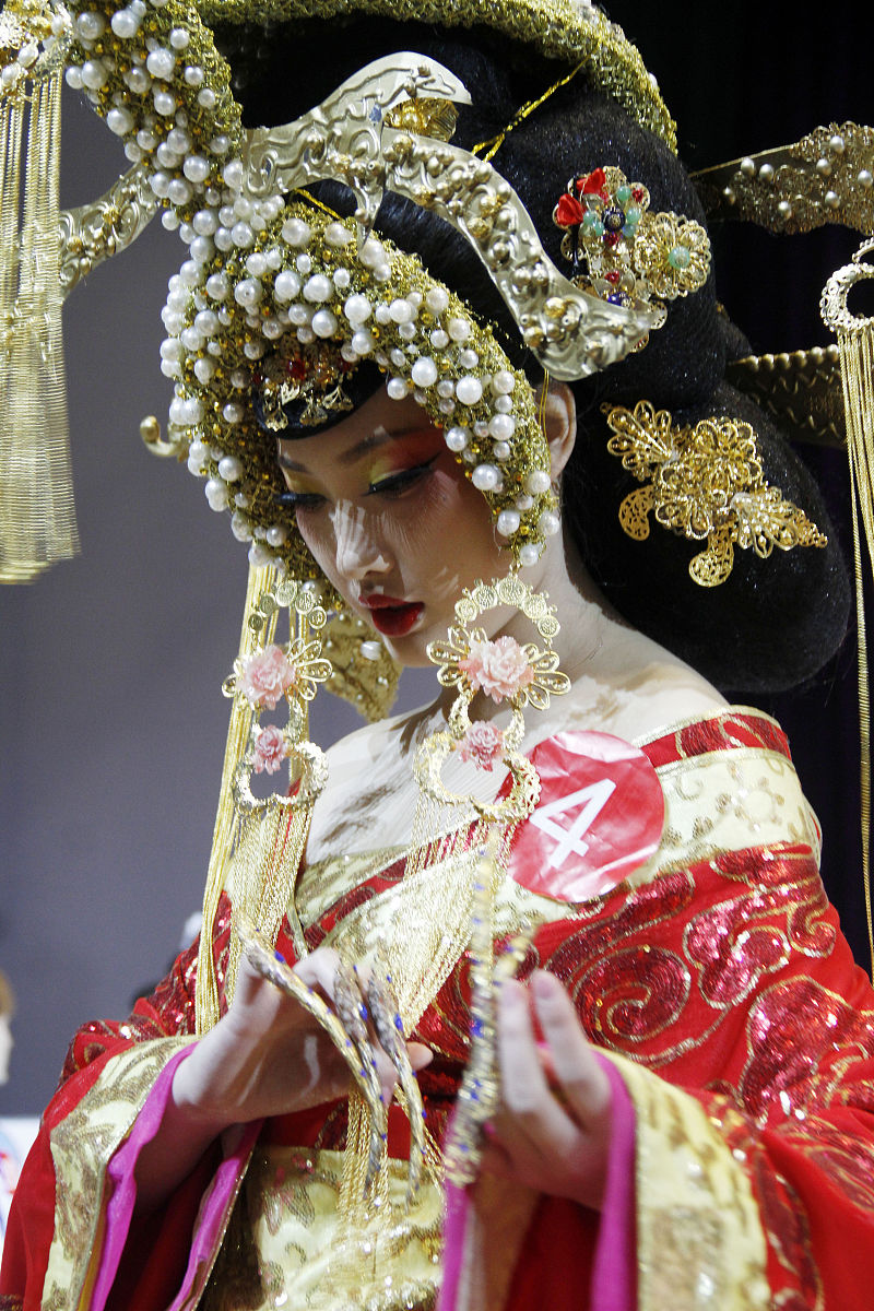 2014年12月11日,南京市,2015国际彩妆大师华东区选拔赛在南京太阳宫举